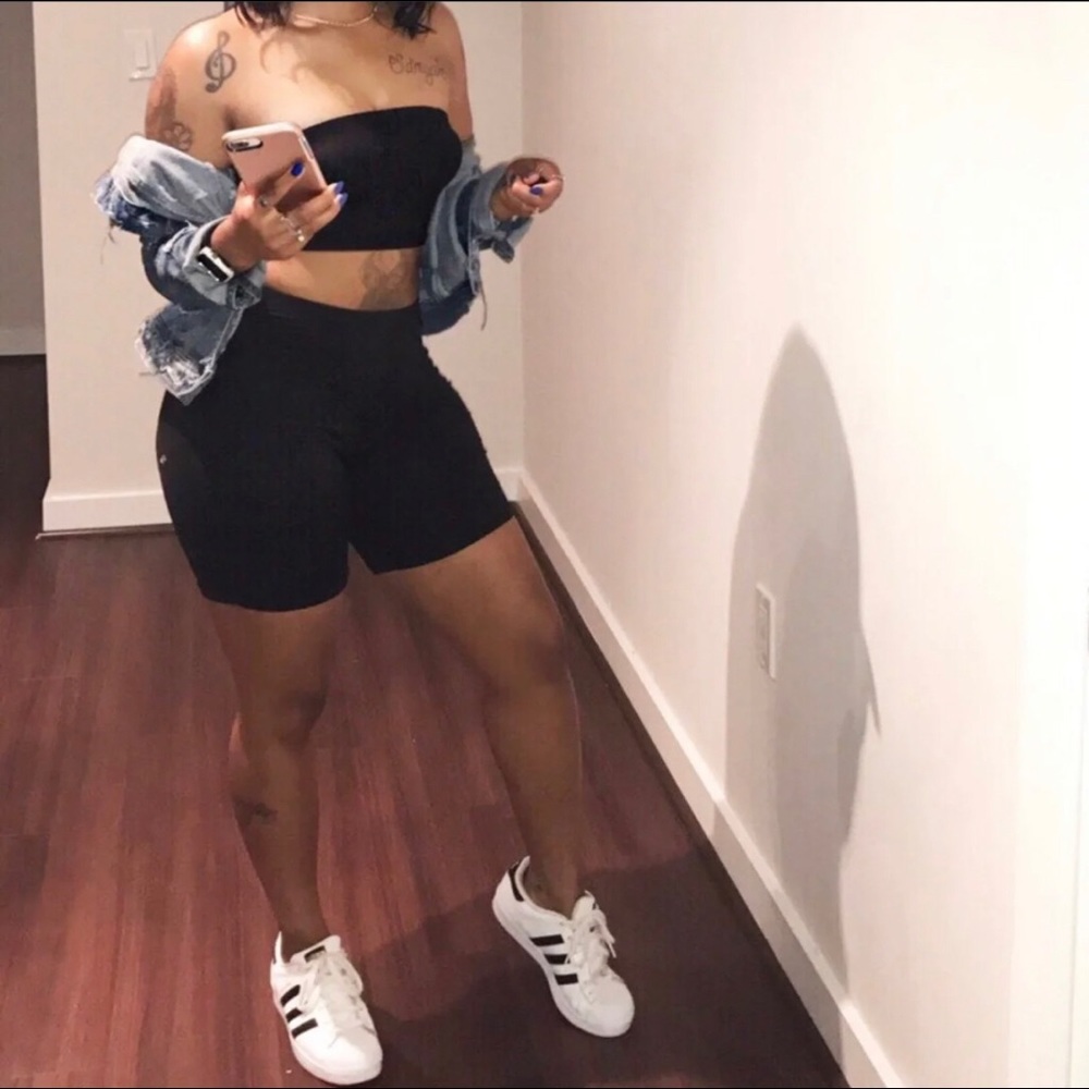High Waste biker shorts